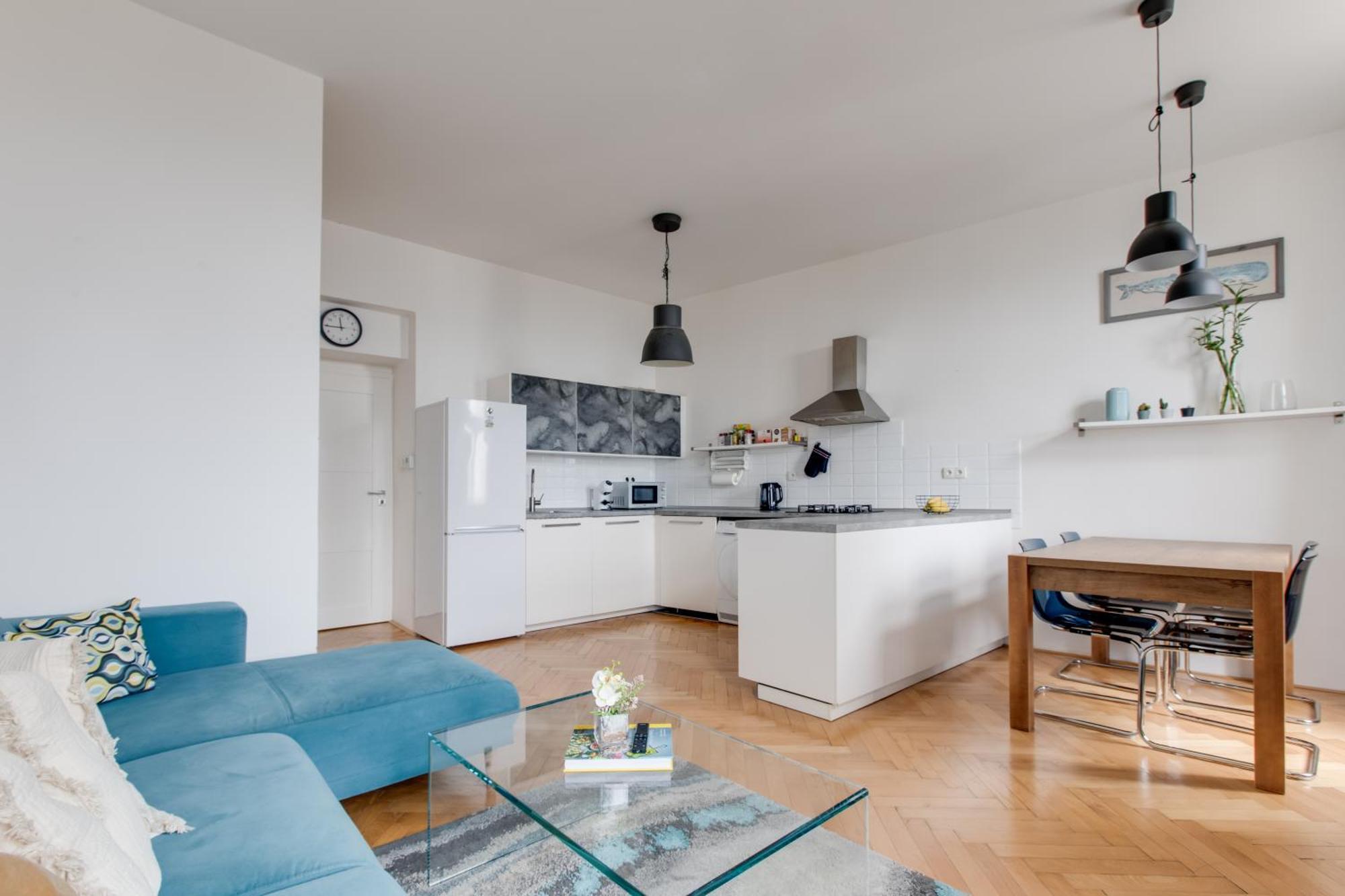 Stylish Quiet 2bds Flat Letna Park - U14 * Prague